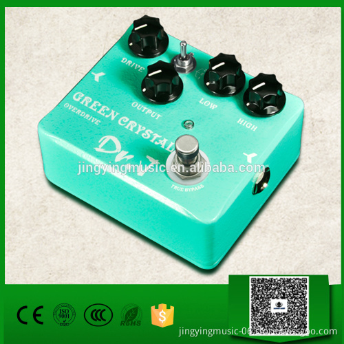 Dr.J Electric Guitar Effects pedal, GREEN CRYSTAL OVERDRIVE